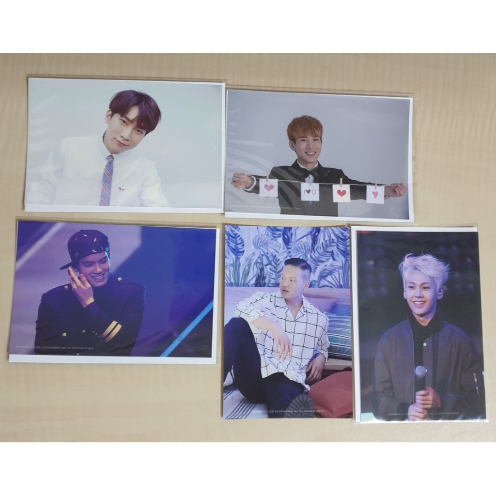 (降價出清) BTOB 七週年隨機照片 恩光 噗尼 鎰勳