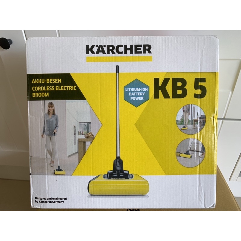 (全新)德國凱馳KARCHER KB5 直立式 電動 掃地機 電動掃把 無線掃地機 (滾刷式、免用紙袋)