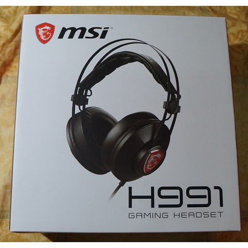 全新未拆 微星msi H991 Gaming Headset 電競耳機耳麥 蝦皮購物