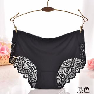 ☪夜香香❧涼感內檔棉蕾絲拼接中腰三角內褲 6-40 情趣用品 角色扮演 性感睡衣 情趣內衣內褲 -臺灣出貨
