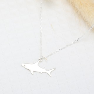【Angel & Me】可愛 迷你 鯊魚 Shark s925 純銀 項鍊 情人節 生日 禮物