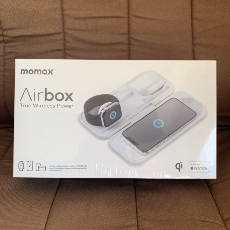 全新 MOMAX Airbox 5 in 1真無線充電盒/無線充電盤/行動電源