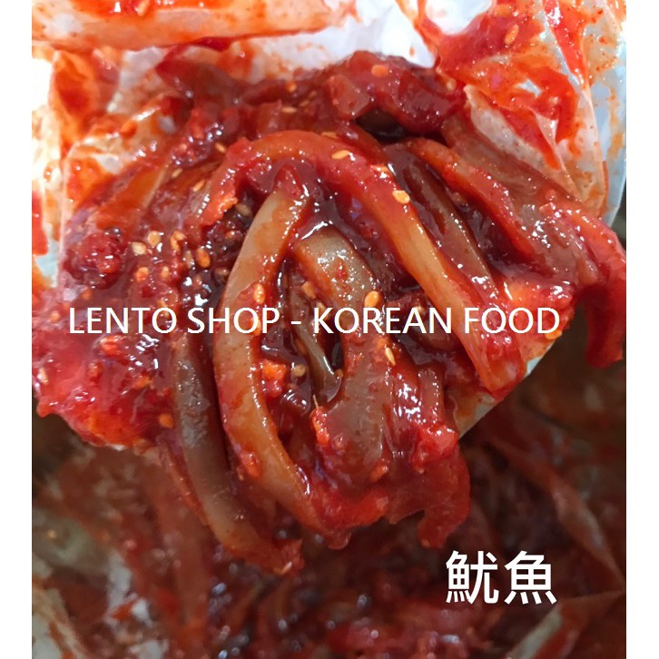 LENTO SHOP - 韓國進口 醃辣醬魷魚 醃魷魚 辣魷魚 Spicy Squid 200克/500g/1公斤