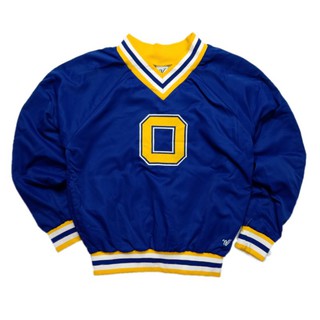 ✨車庫古著✨90s 美國Varsity Spirit 美式V領運動風衣 雙層風衣 螺紋滾邊 運動風衣