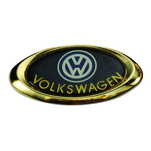 ~圓夢工廠~ 福斯 VW 超質感 金屬 鍍鉻金 車身標誌 字貼 尺寸66mm*38cm