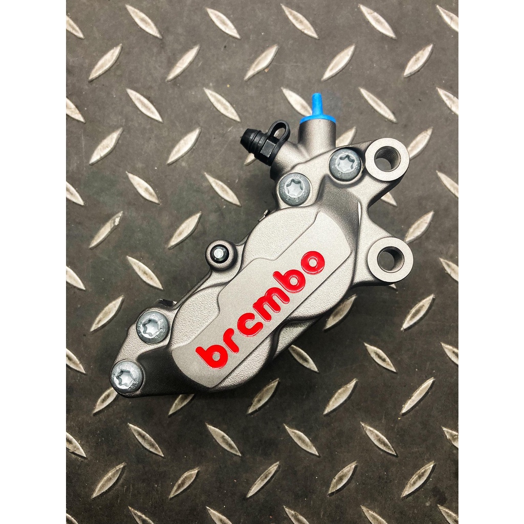 永承車業🌈 全新 Brembo 基本對四 對四卡鉗 灰底紅字 黑底紅字 原廠盒裝 平行輸入 保固三年 左 右 自取享優惠