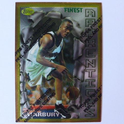 ~ Stephon Marbury ~RC/NBA球星/馬布瑞 1996年Finest.金屬設計.新人卡 Rookie