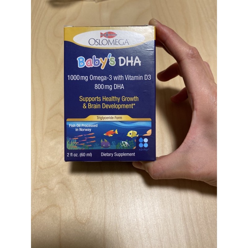 Oslomega baby’s DHA + 維他命D3 60ml