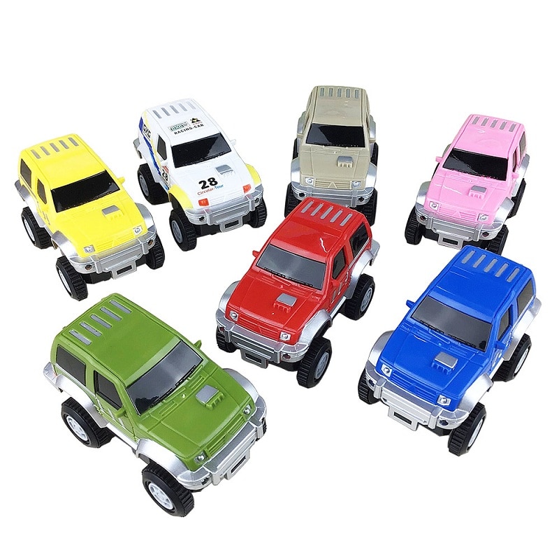 Jeep 5 2cm 電子軌道車吉普車玩具益智多彩車軌道兒童遊樂曲生日禮物男孩玩具 蝦皮購物