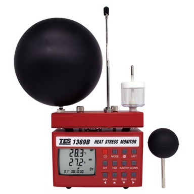 【含稅-可統編】TES-1369B 高溫環境熱壓力監視記錄器