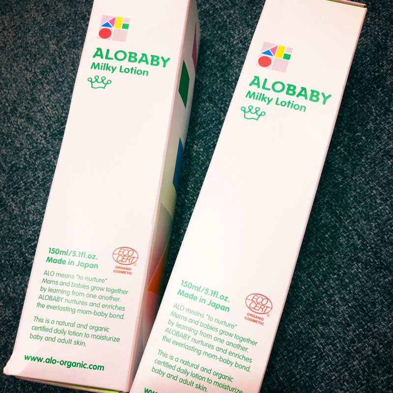 alobaby 150ml 現貨在台寶寶牛奶潤膚乳液