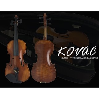 【巴哈樂器批發】美國KOVAC酒精手工V1360高檔小提琴V119