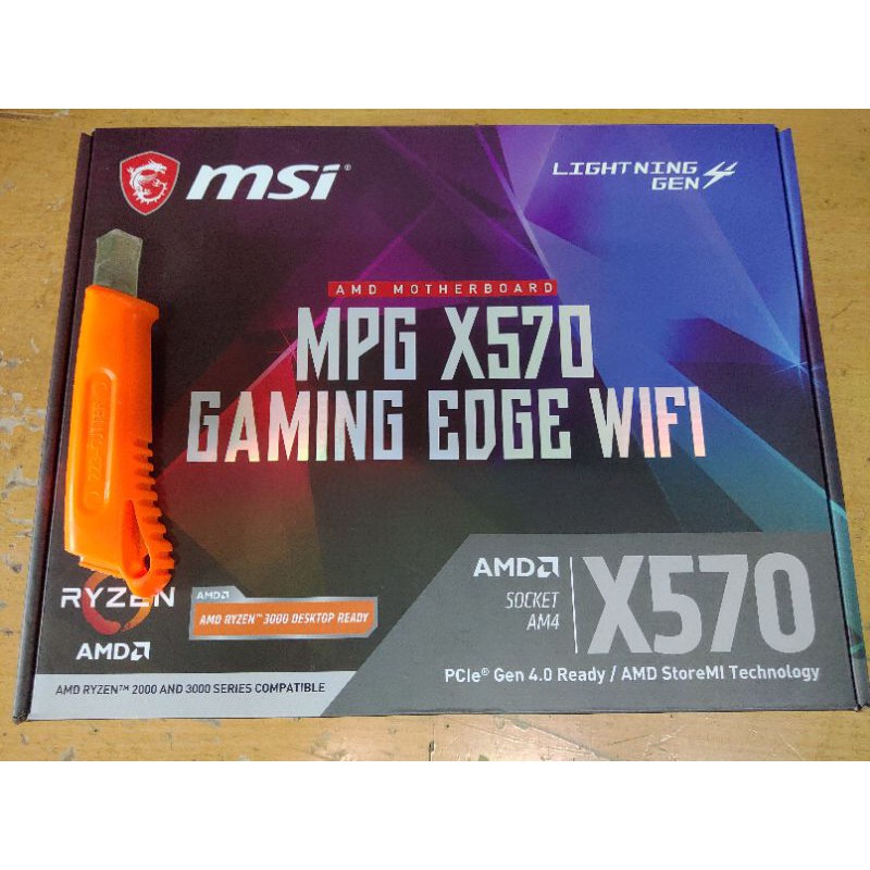 微星 msi x570 gaming edge wifi 主機板