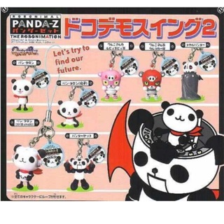 「胖man藏屋」熊貓鐵金剛panda-z 絕版 扭蛋 Bandai 胖達 吊飾