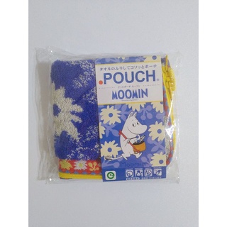 全新日本pouch嚕嚕米moomin毛巾拉鍊手帕