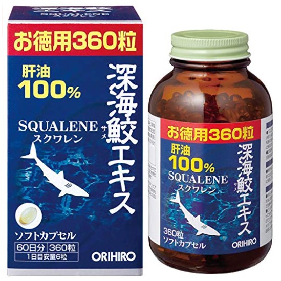 預購 Orihiro 深海鮫肝油魚油360粒60天份日本代購日本直輸日本製 蝦皮購物