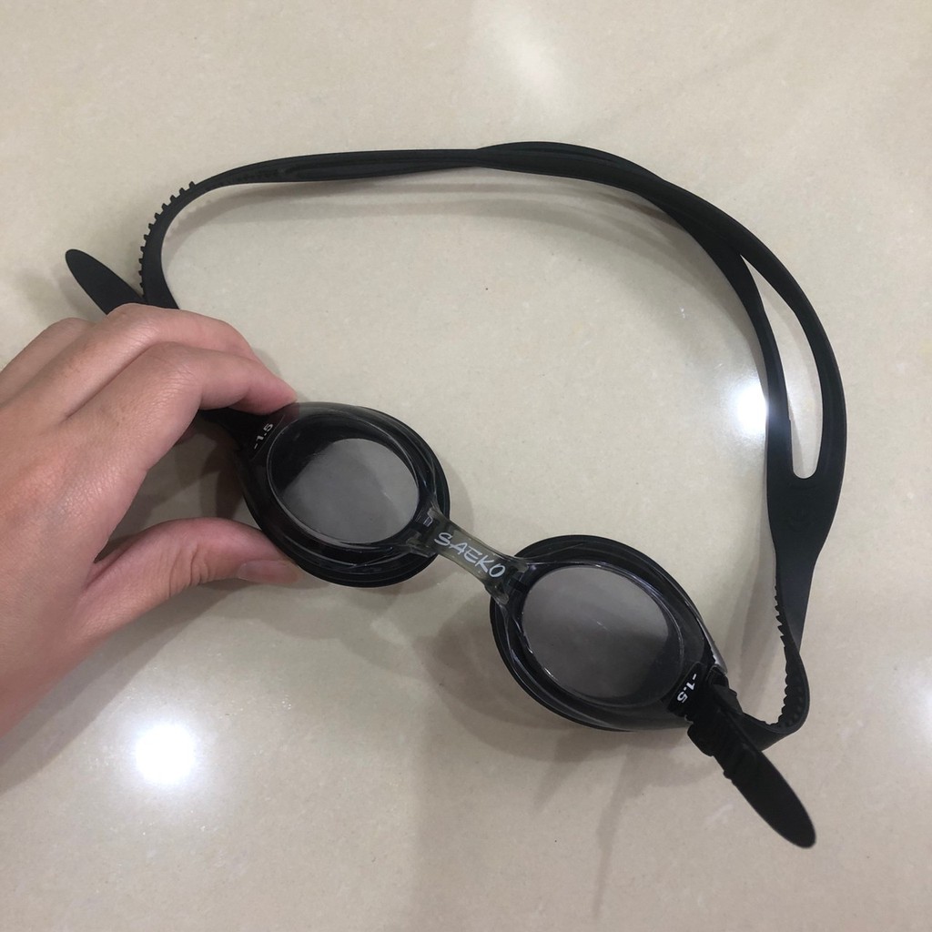 SAEKO 度數泳鏡 泳鏡 黑 度數 台灣製 150度（Y)