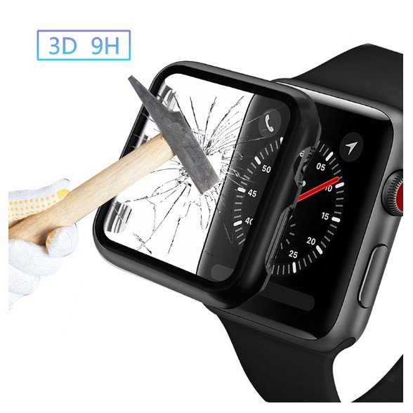 Apple watch 鋼化玻璃 一體保護 防摔殼 i watch 6 SE 蘋果手錶保護 滿版 保護貼 現貨可立即出貨