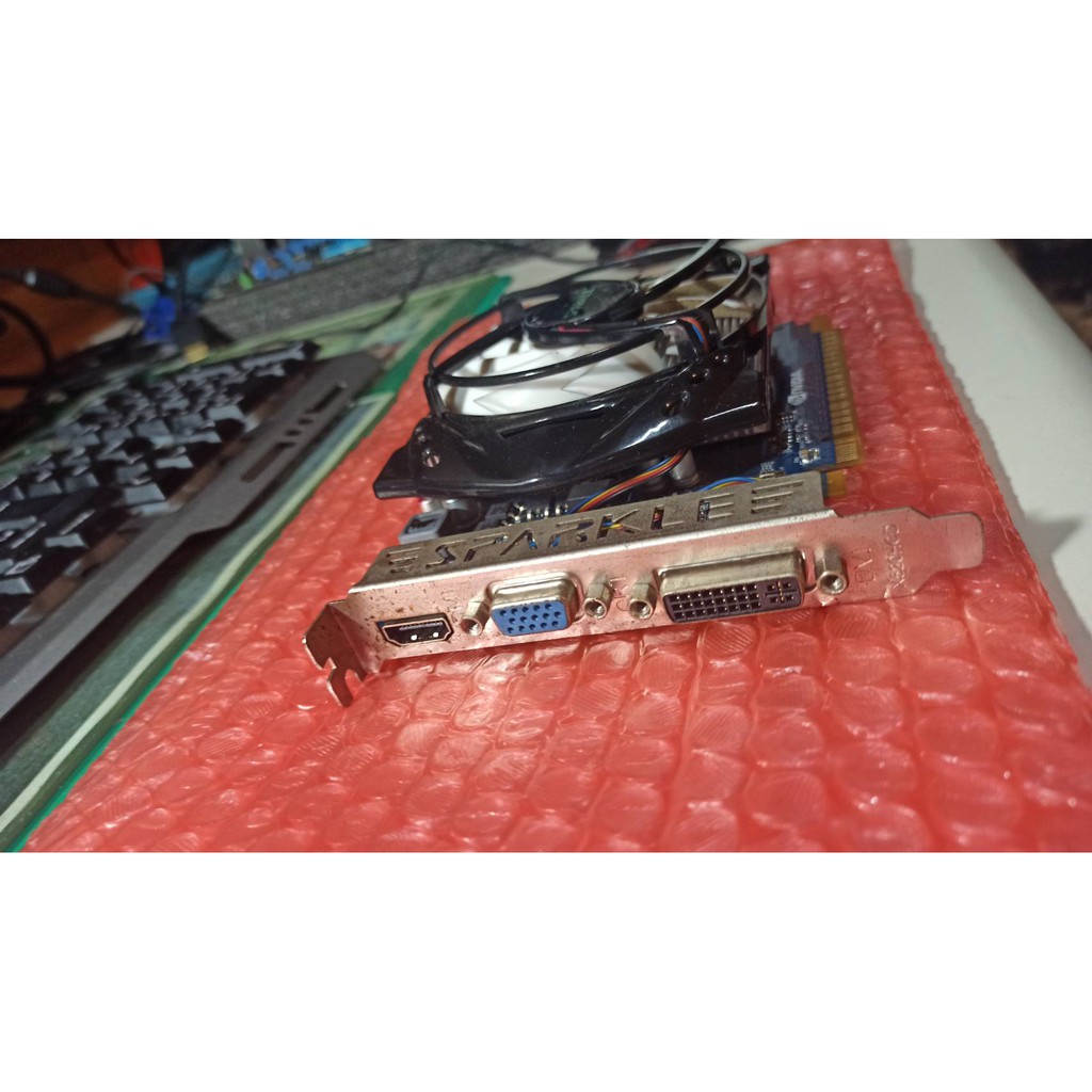 好貨專賣-SPARKLE GTX650-1GB-DDR5良品顯示卡(須有獨立6PIN供電)VS HD7750(附圖)