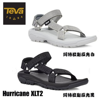 美國TEVA男/女款Hurricane XLT2反光款機能運動涼鞋(反光白/反光黑TV1118986/TV1118990