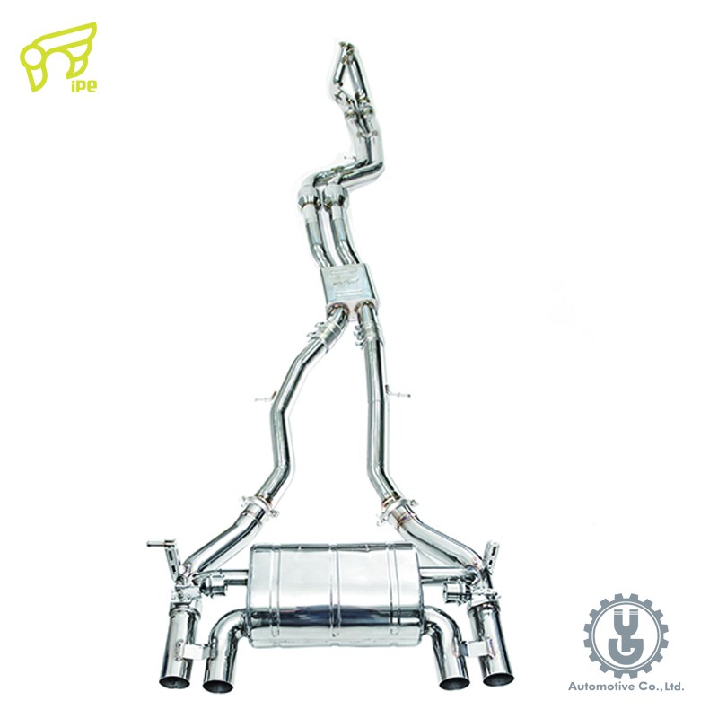 IPE 高流量帶三元催化頭段 當派 排氣管 寶馬 BMW M4（F82 F83）/ M3（F80）底盤【YGAUTO】