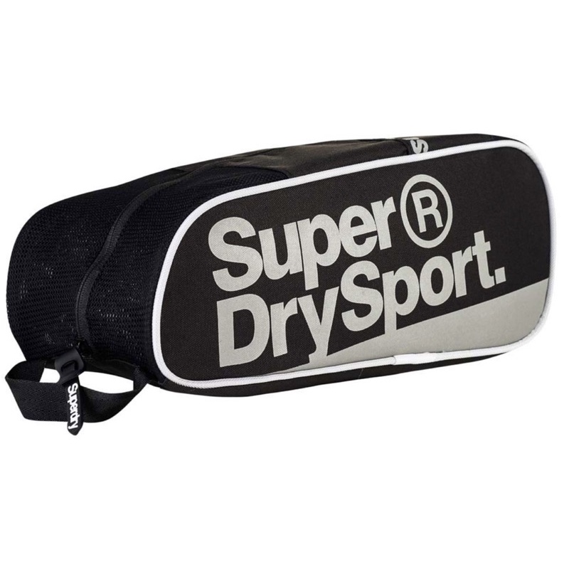 極度乾燥 Superdry Sport 運動鞋袋 灰黑色 收納鞋袋 全新