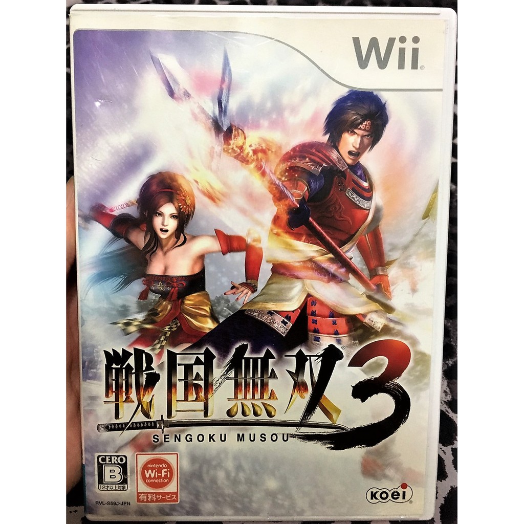 歡樂本舖任天堂wii遊戲wii 戰國無雙3 純日版盒書齊全c4 蝦皮購物