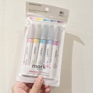 KOKUYO Mark+獨角仙螢光筆同色系(5色入)