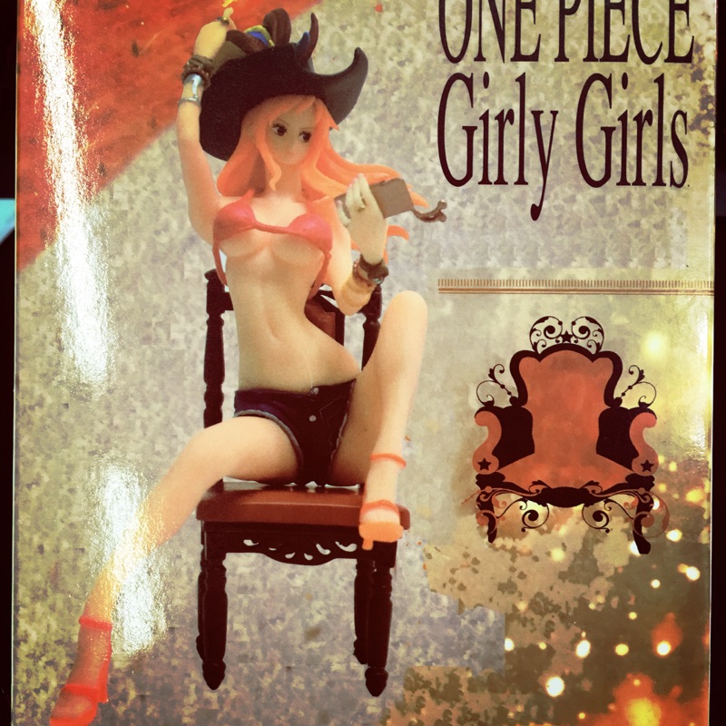 [重複特賣] 標準盒 美女 公仔 娜美 Girly Girls 海賊王 航海王 坐姿 椅子系列