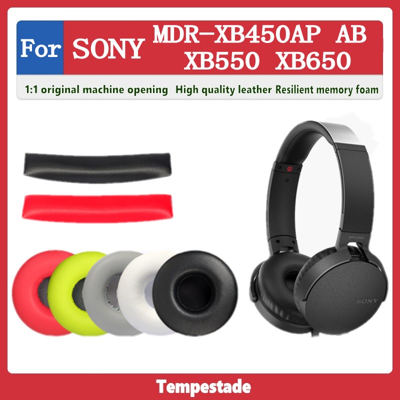 Tempestade 適用於SONY MDR XB450AP AB XB550 XB650  頭戴式耳機套 耳罩 耳機保