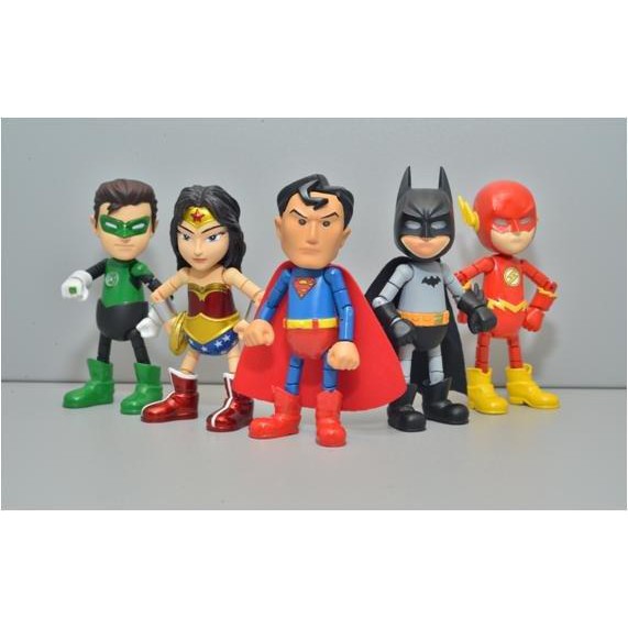 玩具小子 合金 Herocross Q版 MINI HMF 蝙蝠俠 超人 神力女超人 閃電俠 綠燈俠