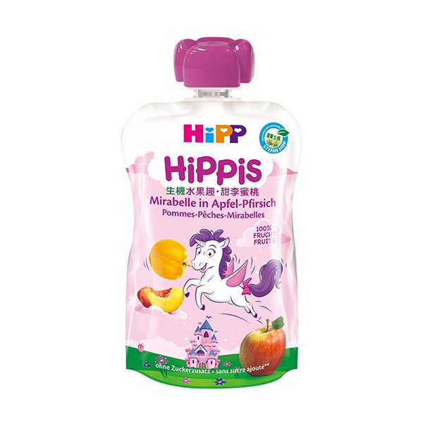 HiPP 喜寶 生機水果趣-甜李蜜桃100g【佳兒園婦幼館】