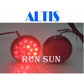 ●○RUN SUN 車燈,車材○● 全新 豐田 08 09 10 ALTIS 10代 LED 全紅雙功能 後保桿燈