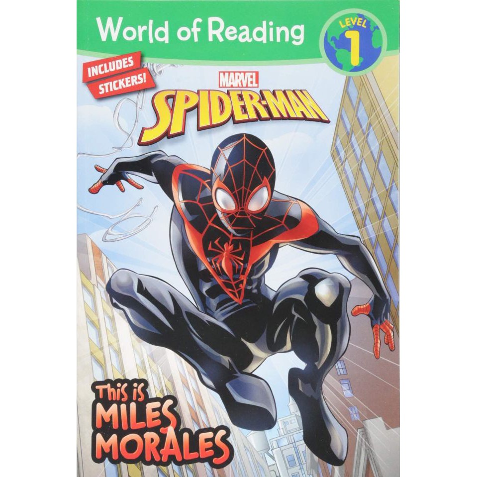 World of Reading: This is Miles Morales  新蜘蛛人邁爾斯（讀本附貼紙）