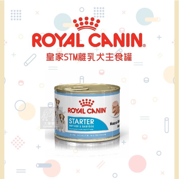 （ROYAL CANIN皇家）主食濕糧餐罐。離乳犬與母犬。195g。奧地利製