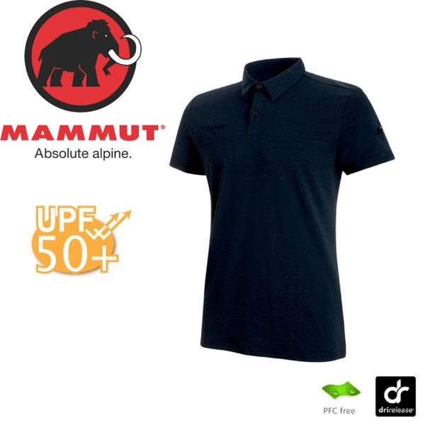 MAMMUT Trovat Tour Polo男《海洋藍》/1017-00030-5118/UPF50+//悠遊山水