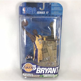 McFarlane 麥法蘭 NBA 湖人隊 Kobe Bryant 17代公仔附獎盃 單手爆扣 黃衣變體