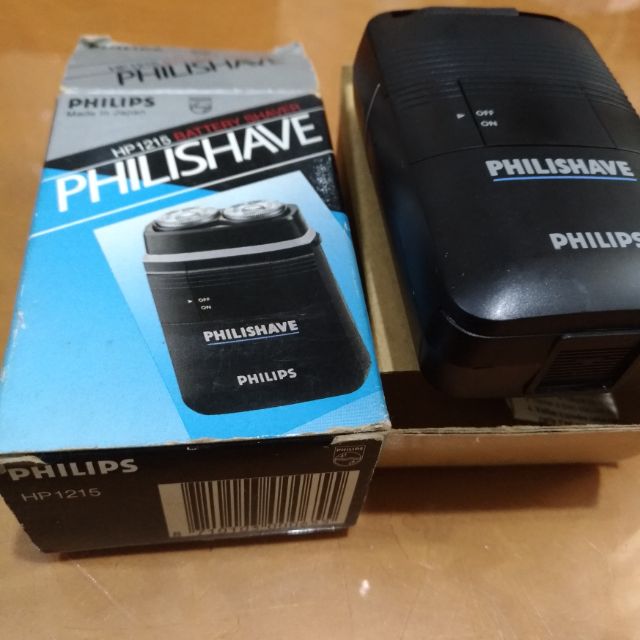 Philips 飛利浦 日本製HP215 電動刮鬍刀 旅行組 雙刀頭 電池型