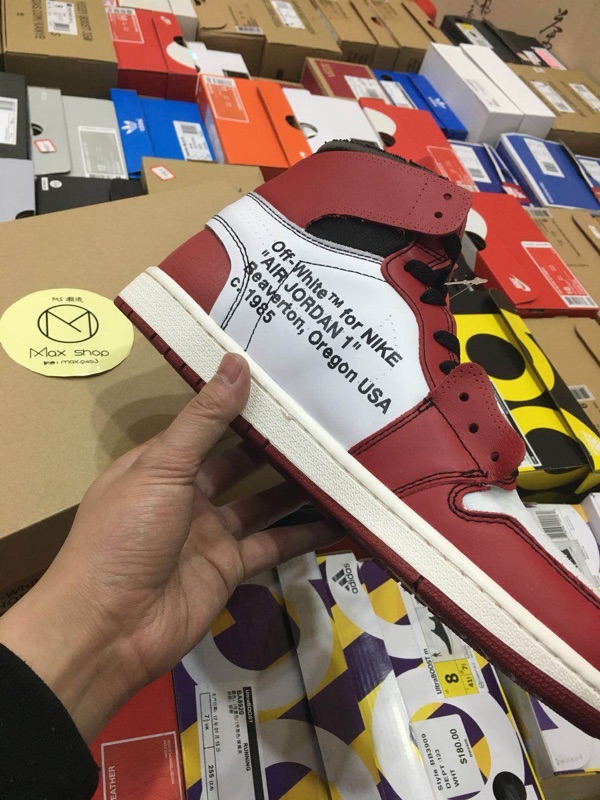 air jordan 1 off white chicago box