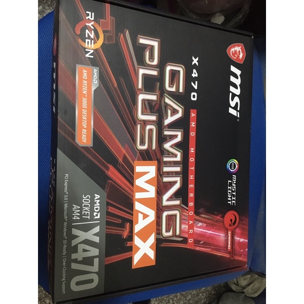 MSI X470 GAMING PLUS MAX + AMD 3000G 微星 保固內