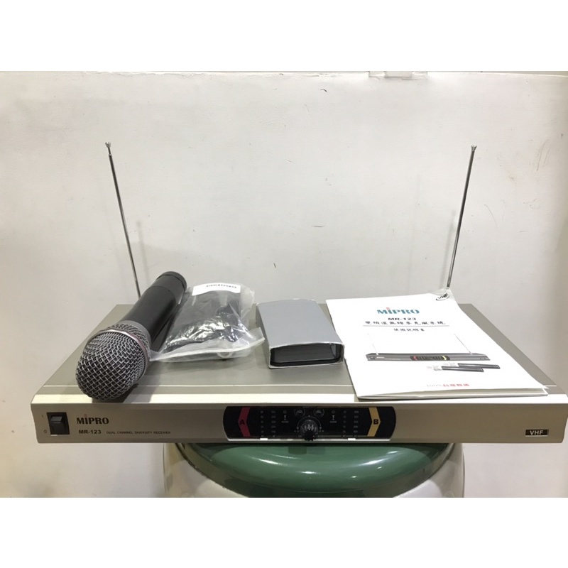 Mipro MR-123 雙頻道無線麥克風 二手品