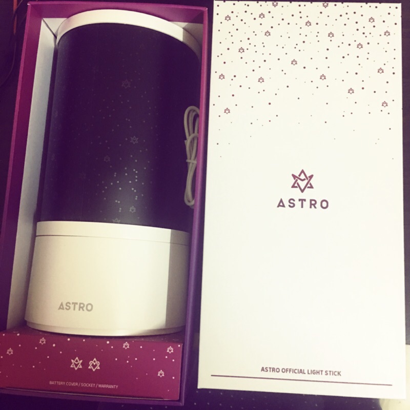 《預購》ASTRO 官方手燈 OFFICIAL LightStick AROHA 應援棒 可附電池