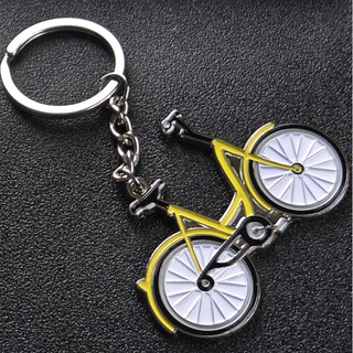 腳踏車 鑰匙圈 鑰匙扣 小黃車 機踏車 金屬 質感 精緻 烤漆 創意 小物 單車 共享單車 輪車 吊飾 配件