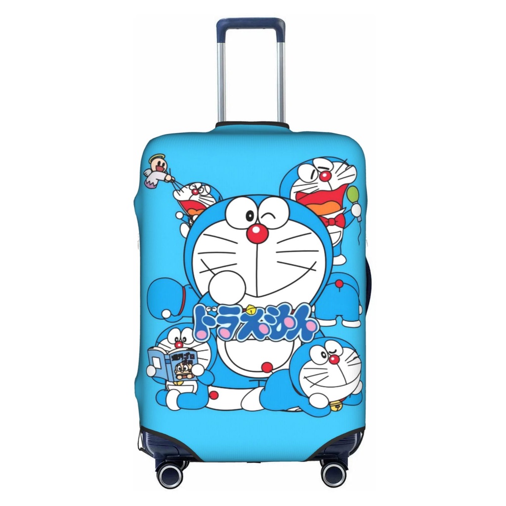 哆啦夢 哆啦a夢旅行箱保護套 18-32 英寸彈性可水洗行李箱保護套