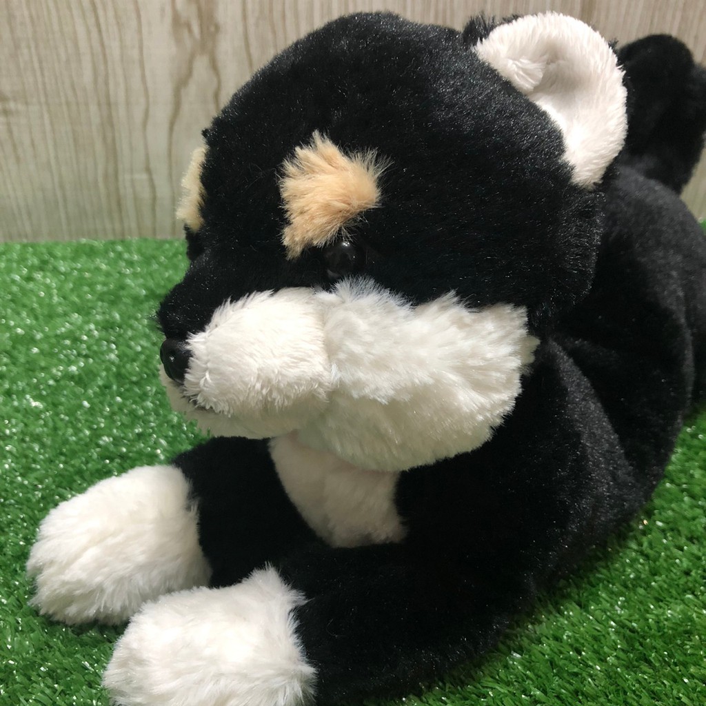 【誠誠小舖】日本進口 正版 動物 SUNLEMON 膝蓋狗 狗 柴犬 黑柴 豆柴 擬真 趴姿 絨毛 玩偶 娃娃