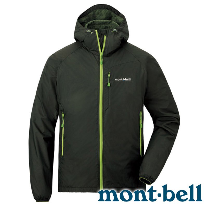 【mont-bell】Light Shell 男 輕量軟殼 連帽外套『深橄綠』1106645