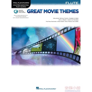 【599免運費】Great Movie Themes for Flute / HL00139143