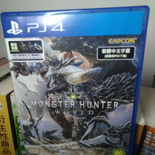 Ps4 魔物獵人 世界 二手 中文版 遊戲片