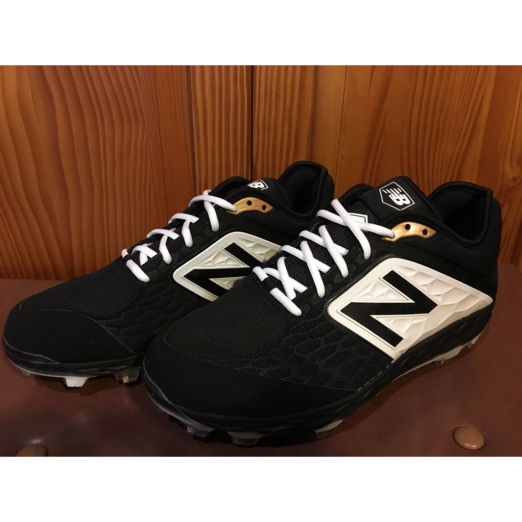 NEW BALANCE 棒壘膠釘鞋 PL3000V4  黑白 US11.5 寬楦頭 紅白 US11 寬楦頭