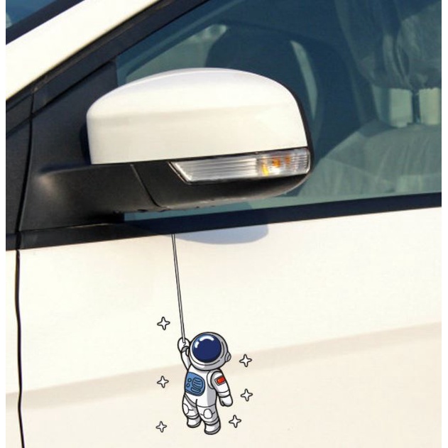 沛恩精品 太空宇航員車貼 貼紙 適用TOYOTA RAV4 ALITS VIOS CHR Corolla Cross